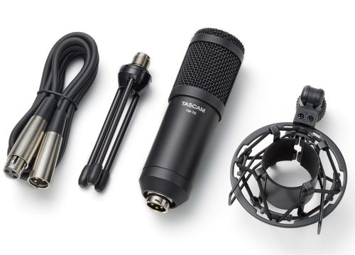 Micrófono Dinámico Tascam TM-70 | Incluye Accesorios