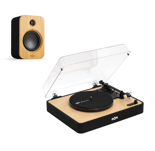 Combo Tocadiscos House of Marley ROOTS Revolution + Parlante Get Together Solo